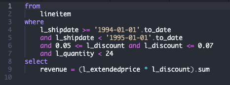 Wvlet syntax highlighting in VS Code